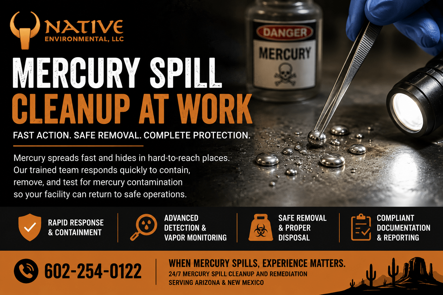 What To Do After A Mercury Spill At Work